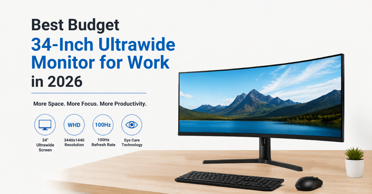 Best Budget 34-Inch Ultrawide Monitor for Work in 2026