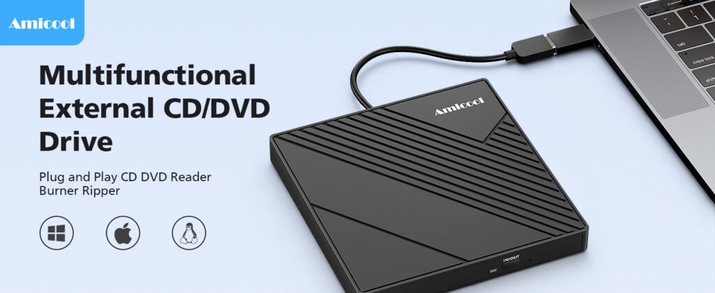 Brand  New Best HP External CD/DVD Drive for Laptop Windows 11​