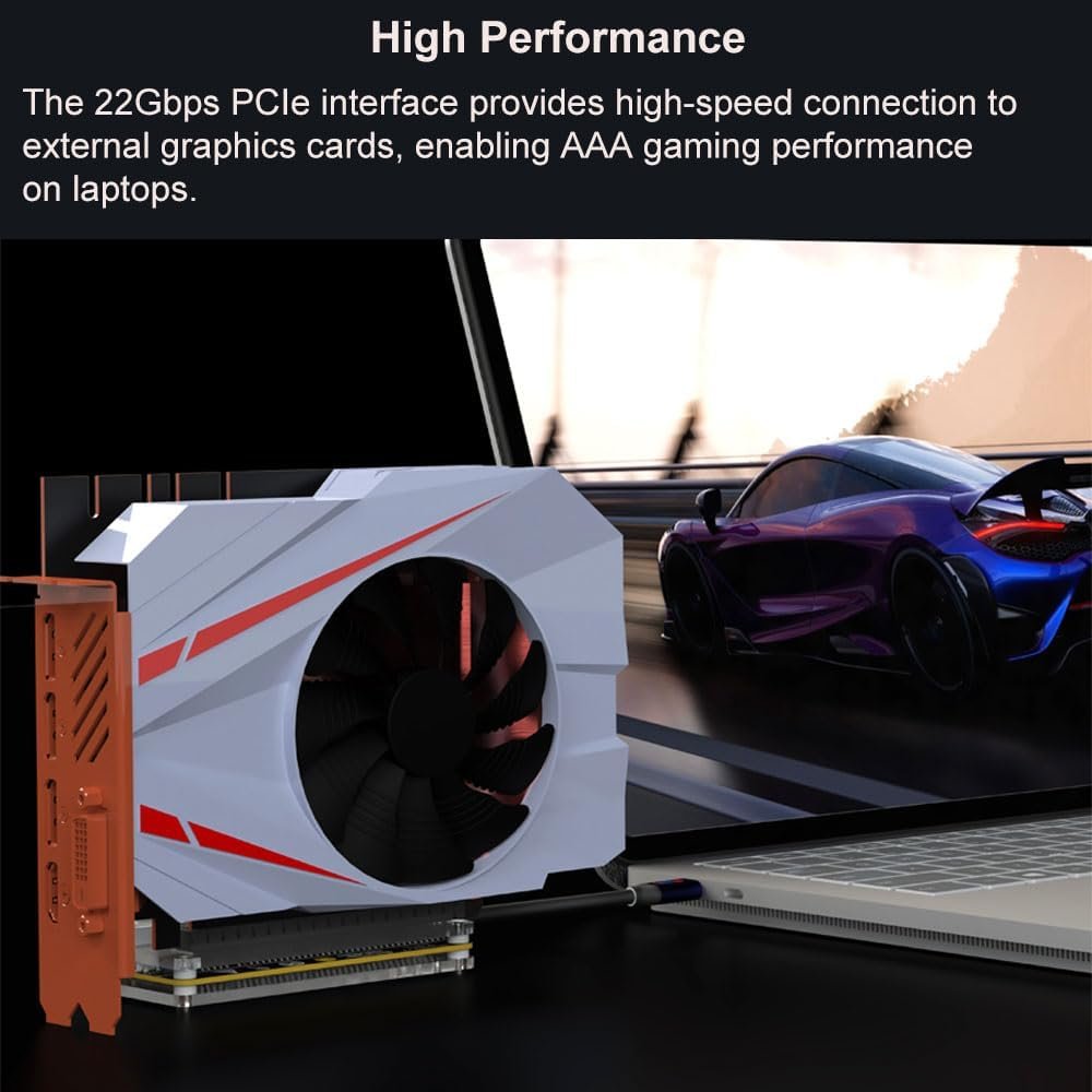 1. PCIE 3.0 x16 22Gbps eGPU DOCK: Best Graphics Cards For a Gaming Laptop
