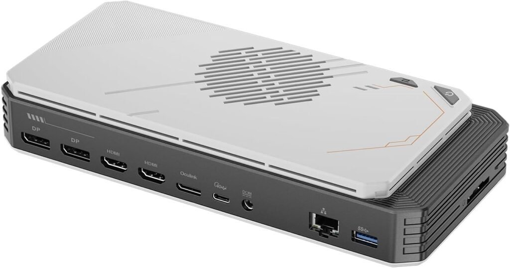 BOSGAME eGPU Dock with AMD Radeon RX 7600M XT – Best External graphics cards for laptops in 2026