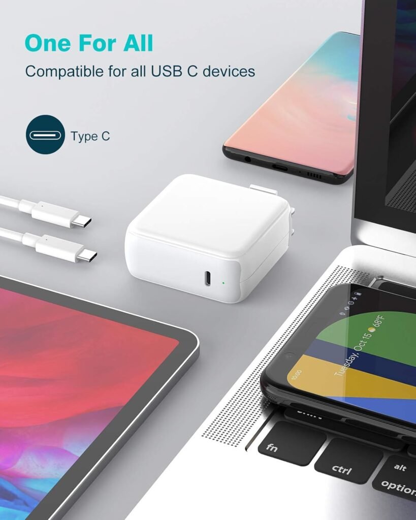 Charger for MacBook Air & MacBook Pro (2020–2025) – 70W USB-C Power Adapter Review