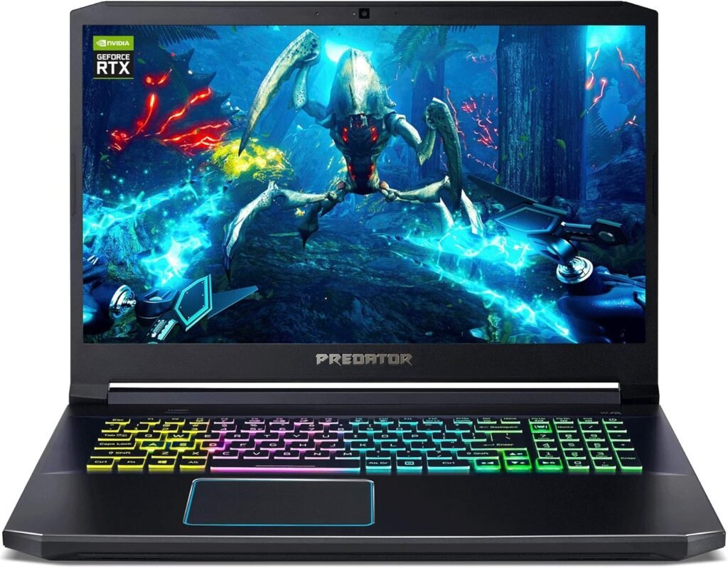 Acer Predator Helios 300 Gaming Laptop PC, 17.3" Full HD 144Hz 3ms IPS Display, Intel i7-9750H, GeForce GTX 1660 Ti 6GB, 16GB DDR4, 512GB NVMe SSD, RGB Backlit Keyboard, PH317-53-7777