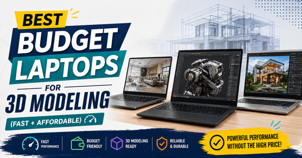 Best Budget Laptops for 3D Modeling in 2026 (Fast + Affordable)