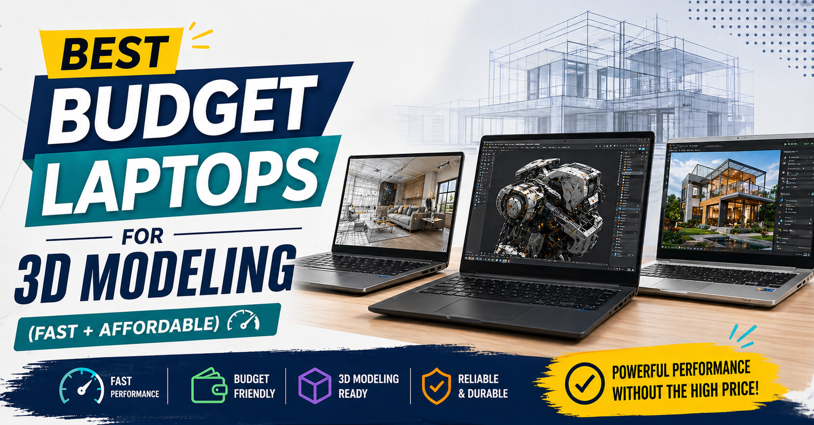 Best Budget Laptops for 3D Modeling (Fast + Affordable)