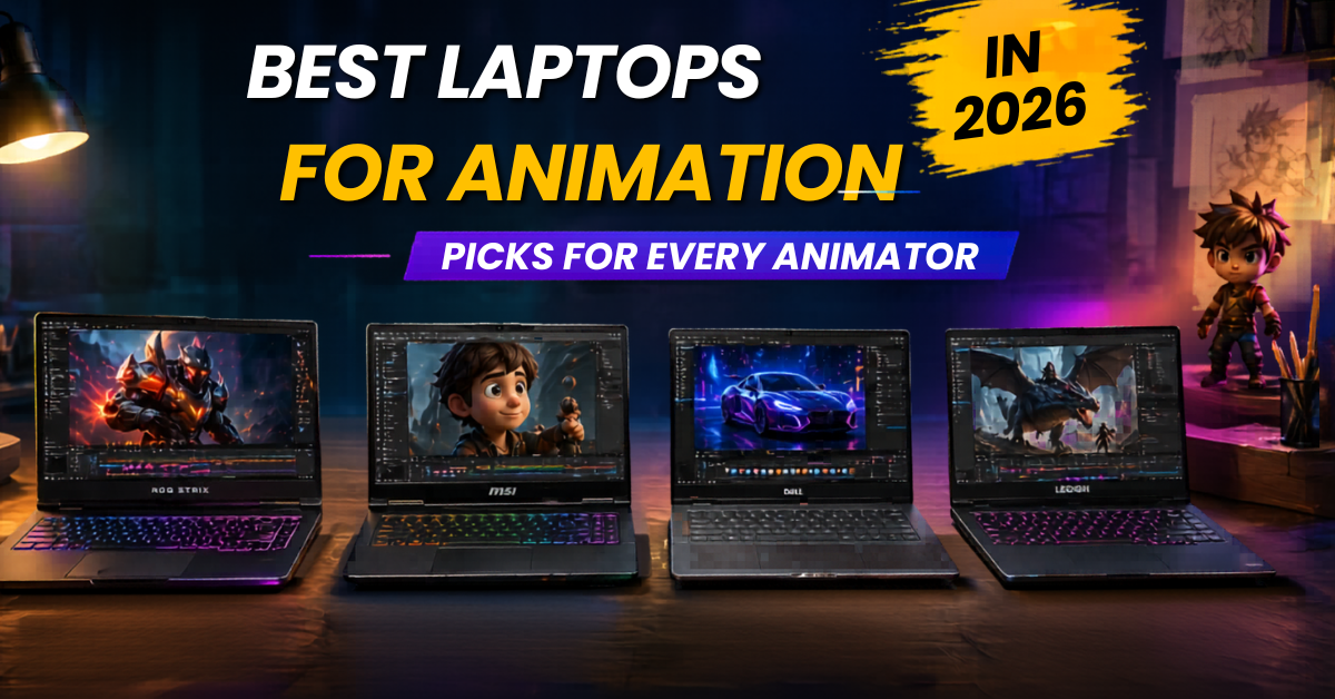 Best Laptops for Animation in 2026: Picks for Every Animator