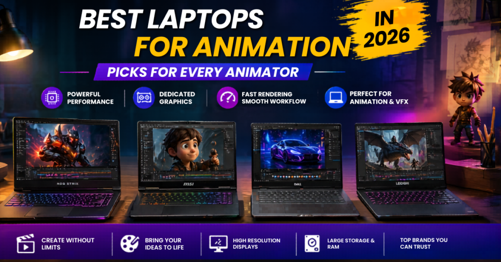 Best Laptops for Animation in 2026: Picks for Every Animator
