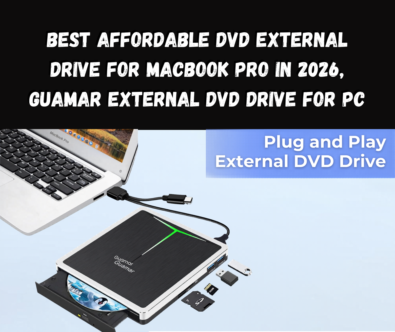 Best affordable DVD External Drive for Macbook Pro in 2026