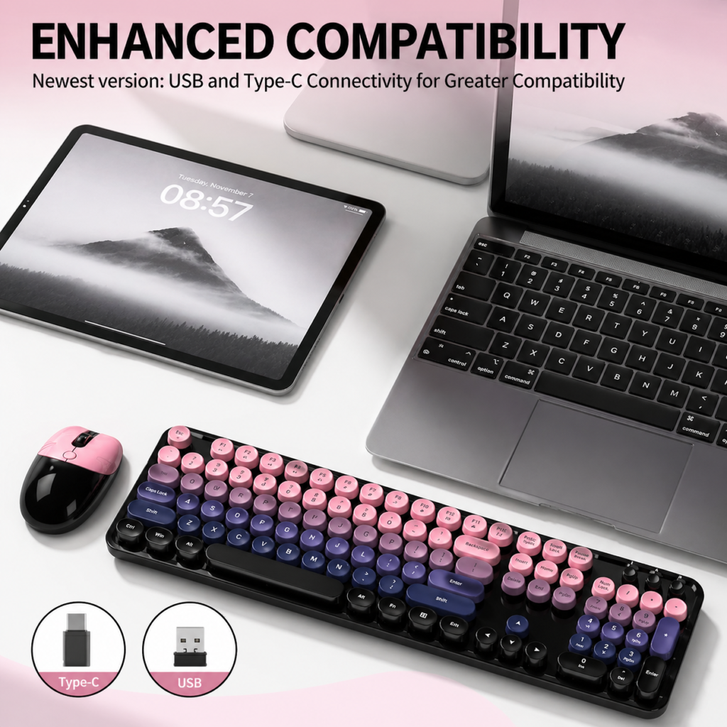 Best MOFII Wireless Keyboard and Mouse for  Office worker's 