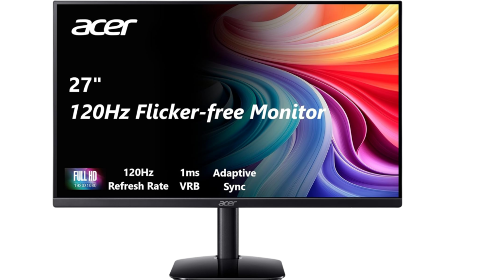 Acer 27 Inch Monitor KB272 Review – Full HD IPS Display with 120Hz Refresh Rate