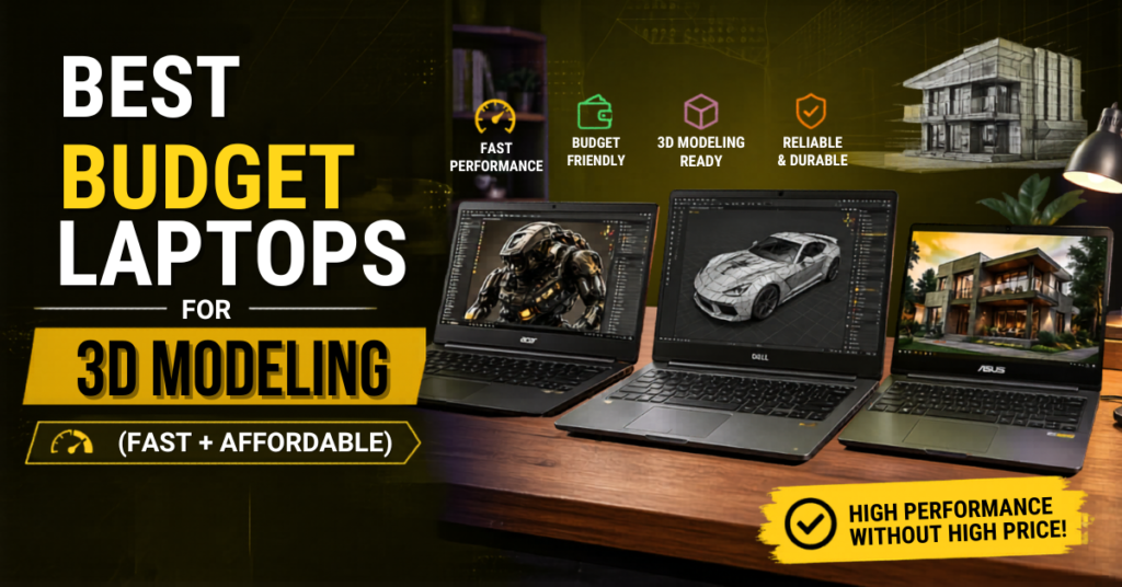 Best Budget Laptops for 3D Modeling (Fast + Affordable)