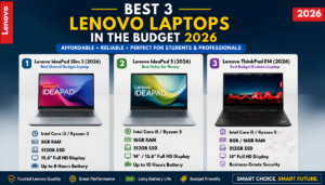 Best 3 Lenovo laptops in the Budget  2026