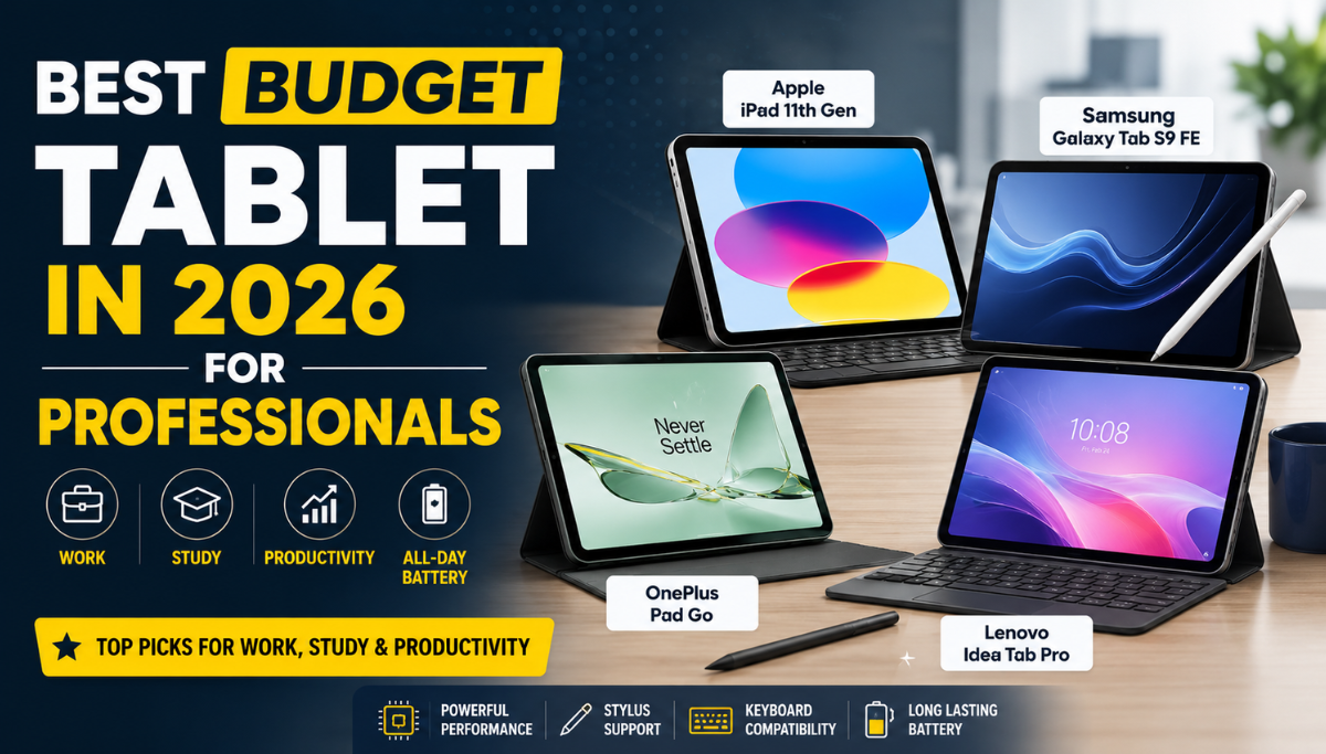 Best Budget Tablet in 2026 for Professionals.