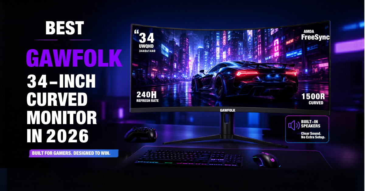Best Gawfolk 34 inch curved monitor in 2026 for gaming