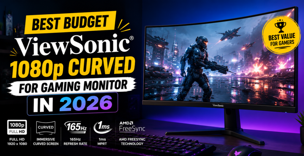 Best budget ViewSonic 1080p Curved for Gaming Monitor in 2026