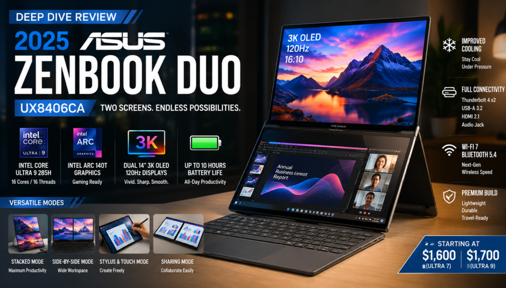 Deep Dive Review of the 2025 ASUS Zenbook DUO