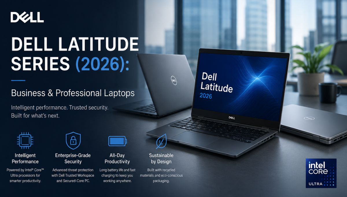 Dell Latitude Series (2026) Business & Professional Laptops
