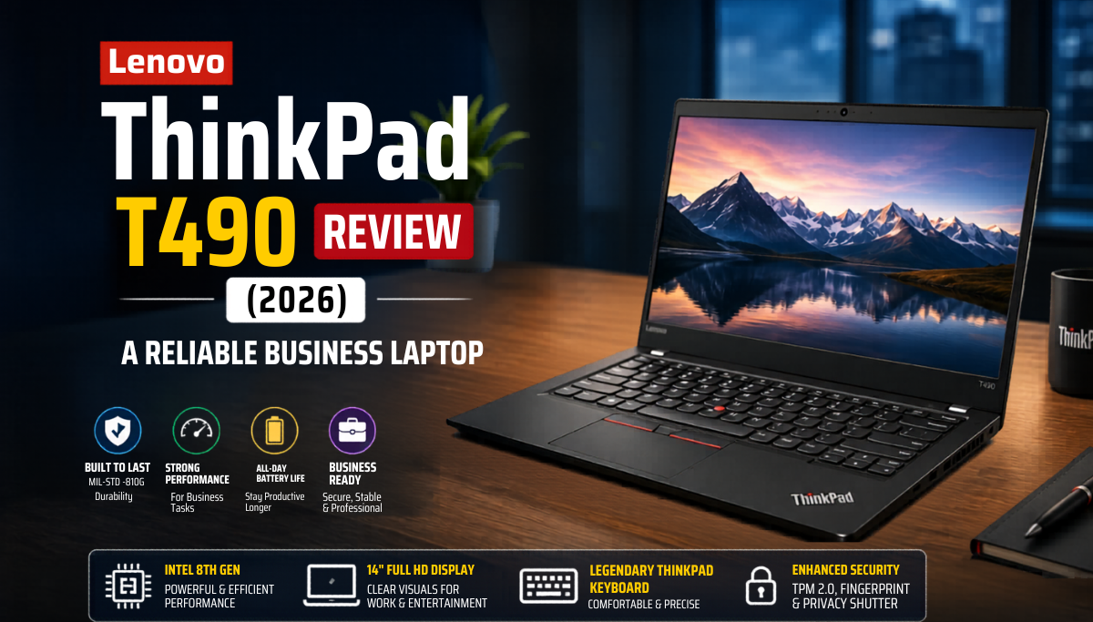 Lenovo ThinkPad T490 (2026) – A Reliable Business Laptop