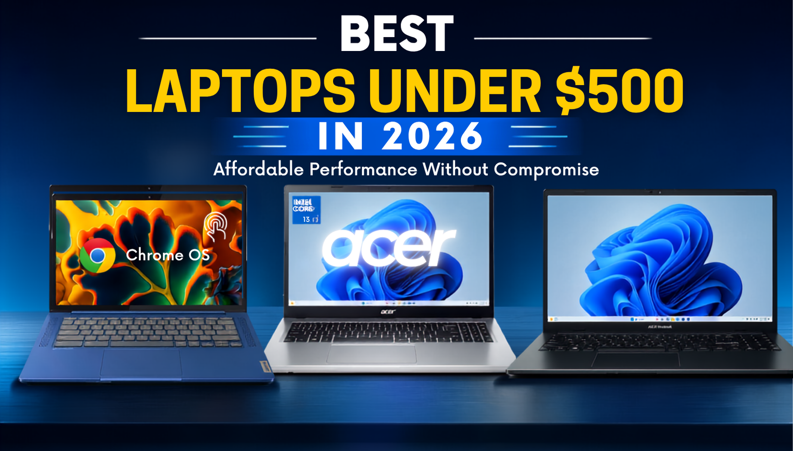 Best Laptops Under $500 in 2026 Affordable Performance